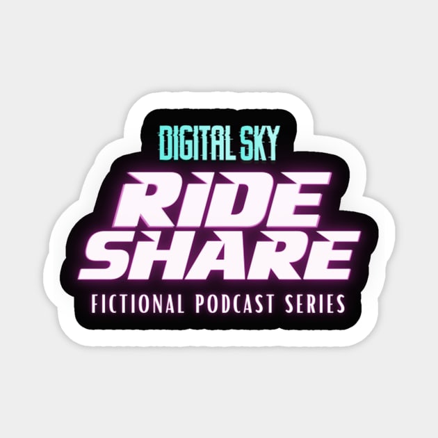 Miscellaneous Items: Digital Sky: Ride Share (Black) Sticker by DigitalSky